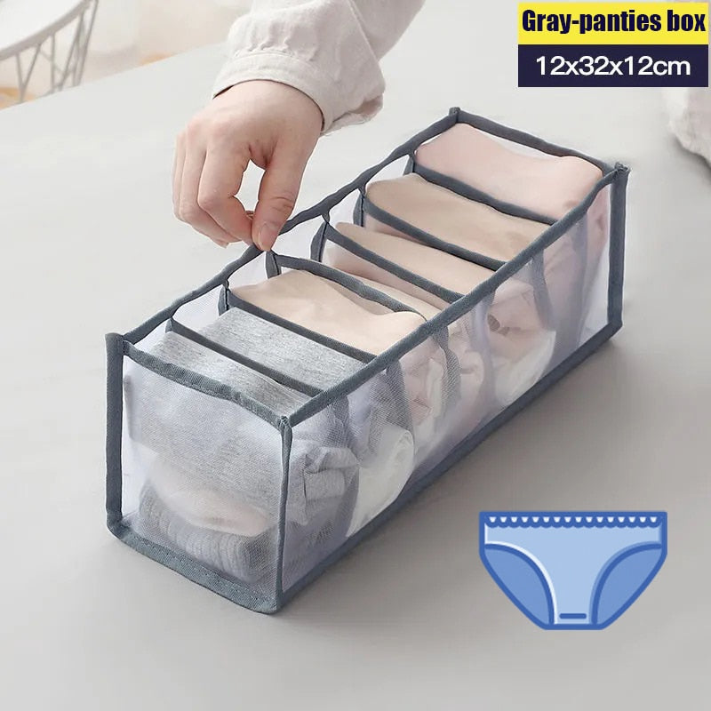 Mesh Separation Box Underwear Pants Organizer