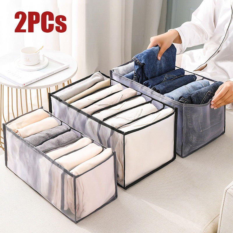 2/3PCs Underwear Drawer Organizer Storage Box