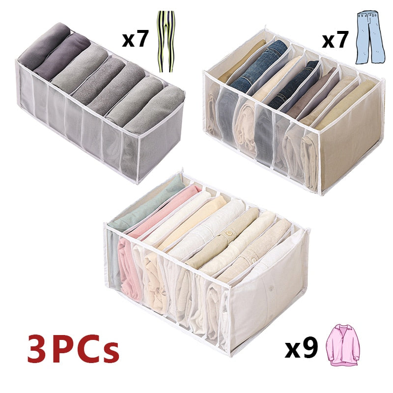 3PCs Underwear Organizers Storage Box