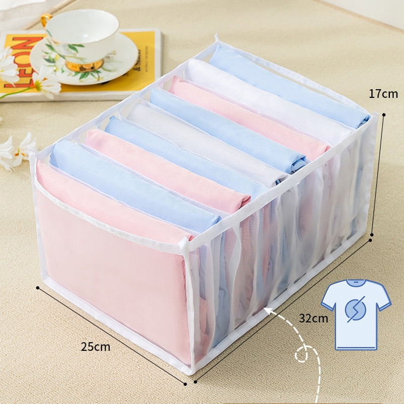 Mesh Separation Box Underwear Pants Organizer