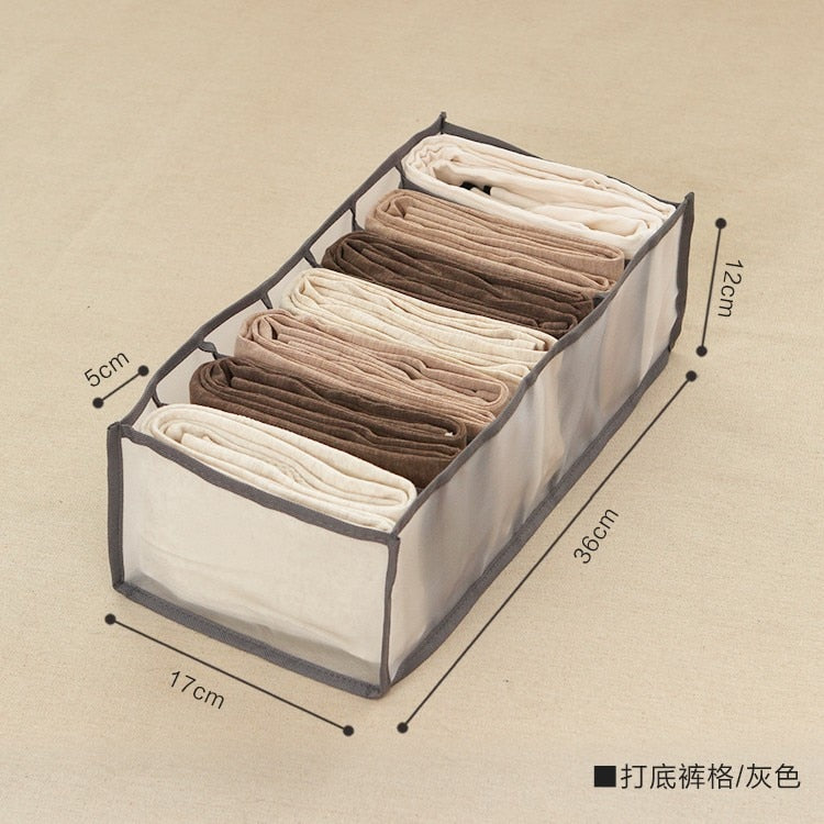 Jeans Compartment Storage Box Organizer