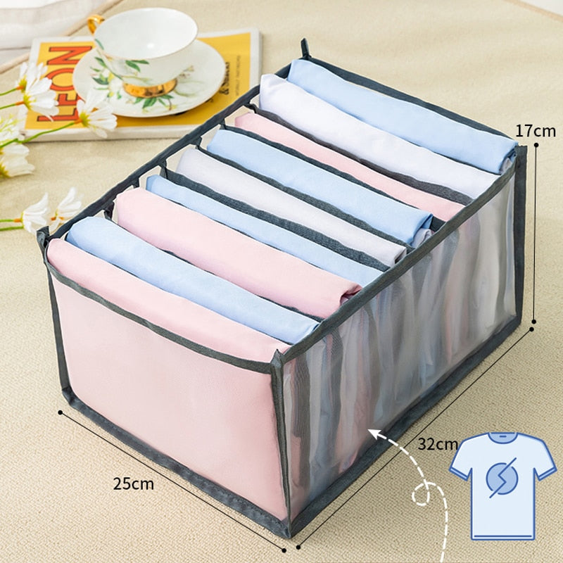 Mesh Separation Box Underwear Pants Organizer