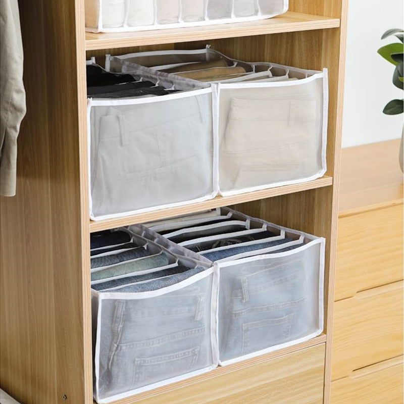 Jeans Compartment Storage Box Organizer