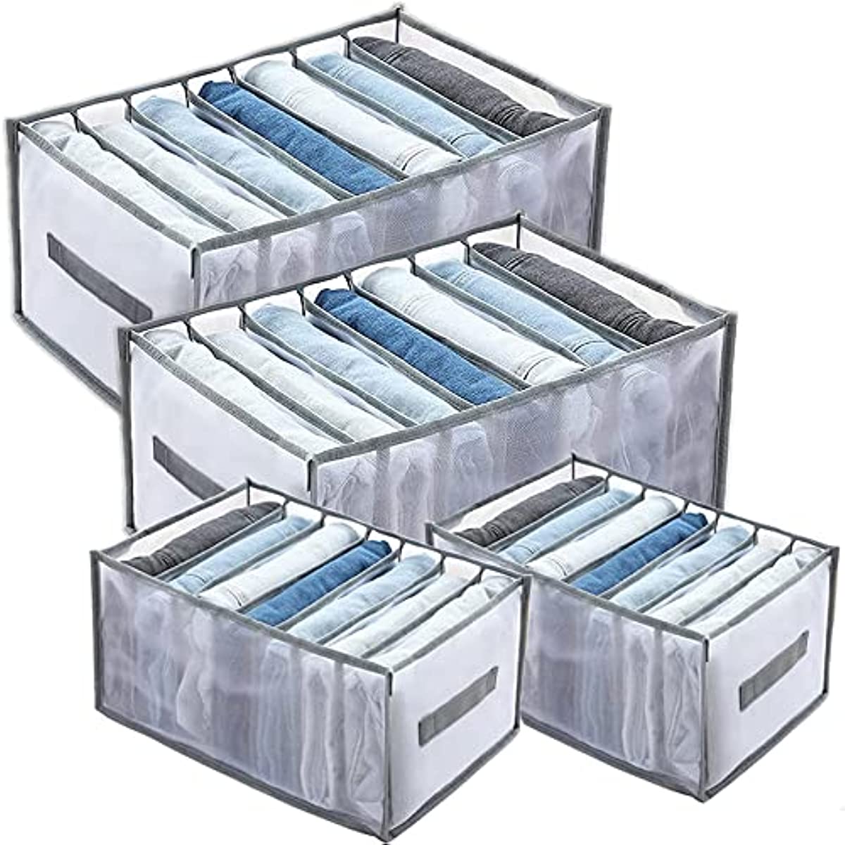 Jeans Compartment Storage Box Organizer