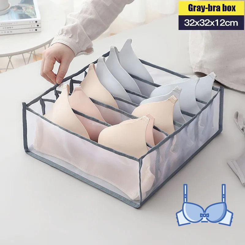 Mesh Separation Box Underwear Pants Organizer